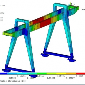 A���p�����^�Tʽ���ؙC����Ԫ���� finite element analysis of A type girder hook ga ...